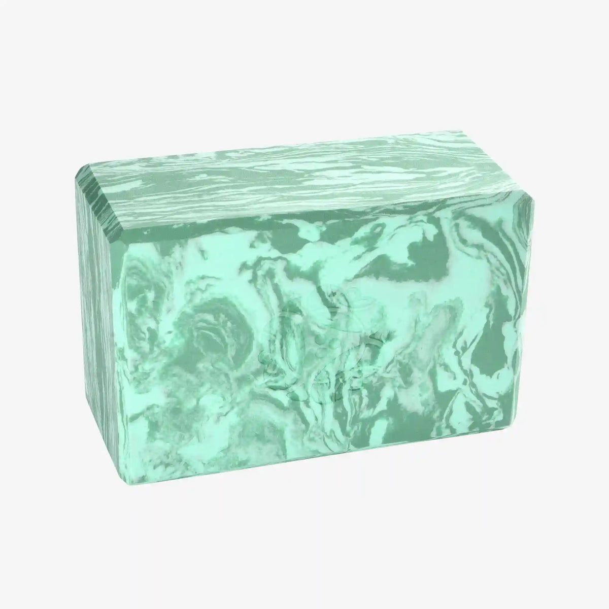 4 in. Marbled Foam Yoga Block