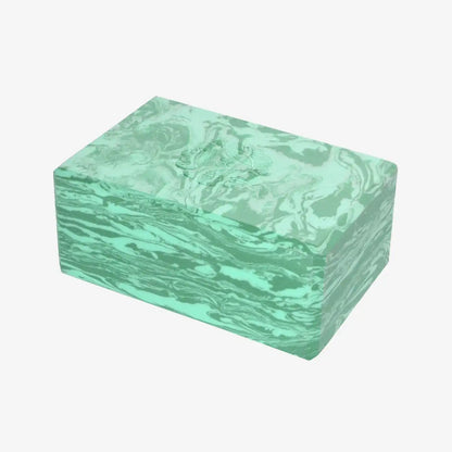 4 in. Marbled Foam Yoga Block