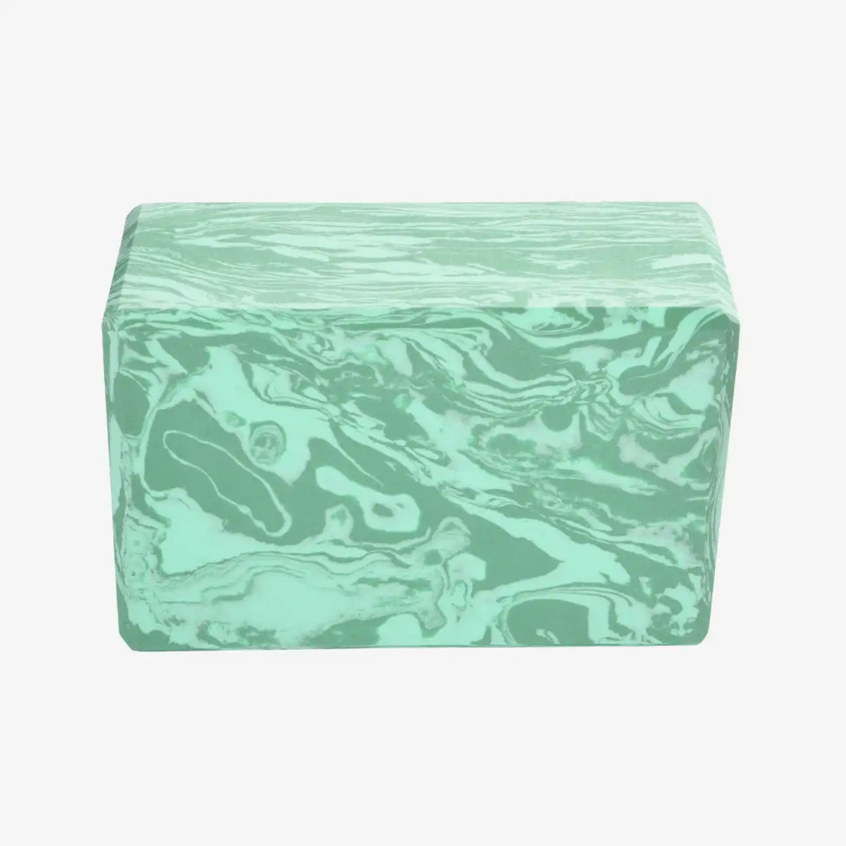 4 in. Marbled Foam Yoga Block