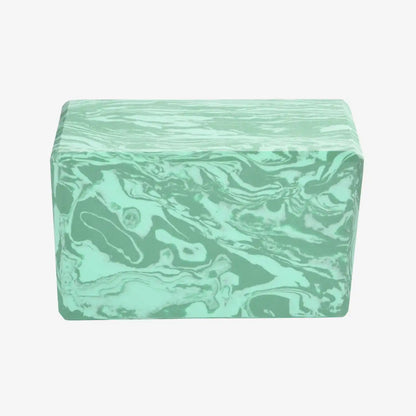 4 in. Marbled Foam Yoga Block
