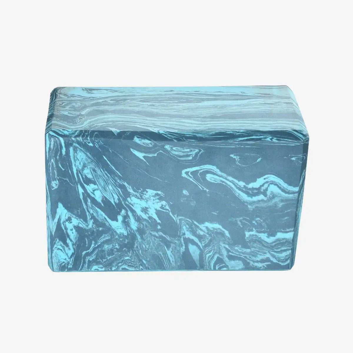 4 in. Marbled Foam Yoga Block