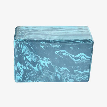 4 in. Marbled Foam Yoga Block