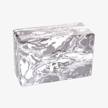 4 in. Marbled Foam Yoga Block
