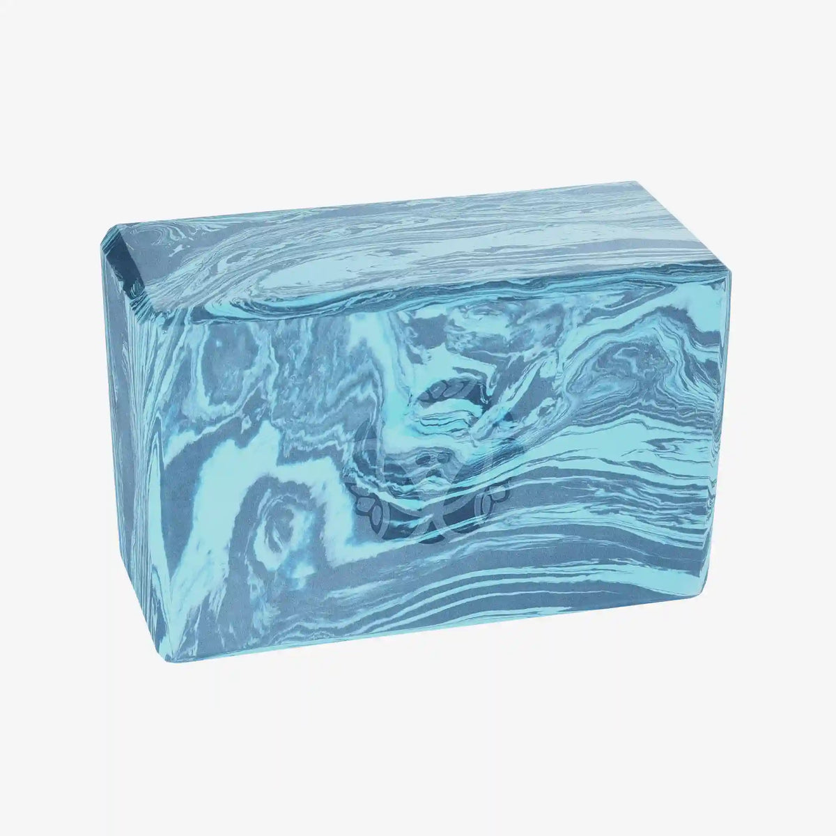 4 in. Marbled Foam Yoga Block