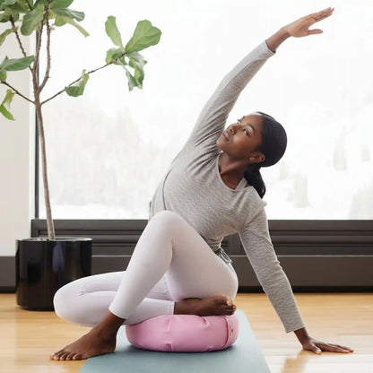 Zafu Meditation Cushion - Pink Ribbon