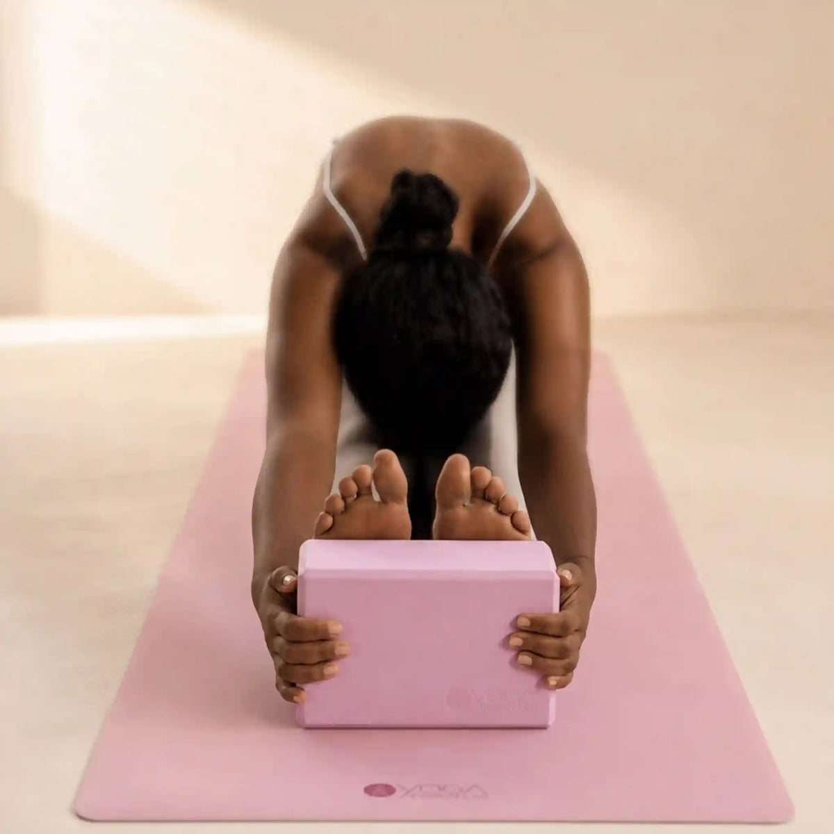 Foam Yoga Block - Pink Ribbon