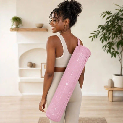 Yoga Mat Bag - Pink Ribbon