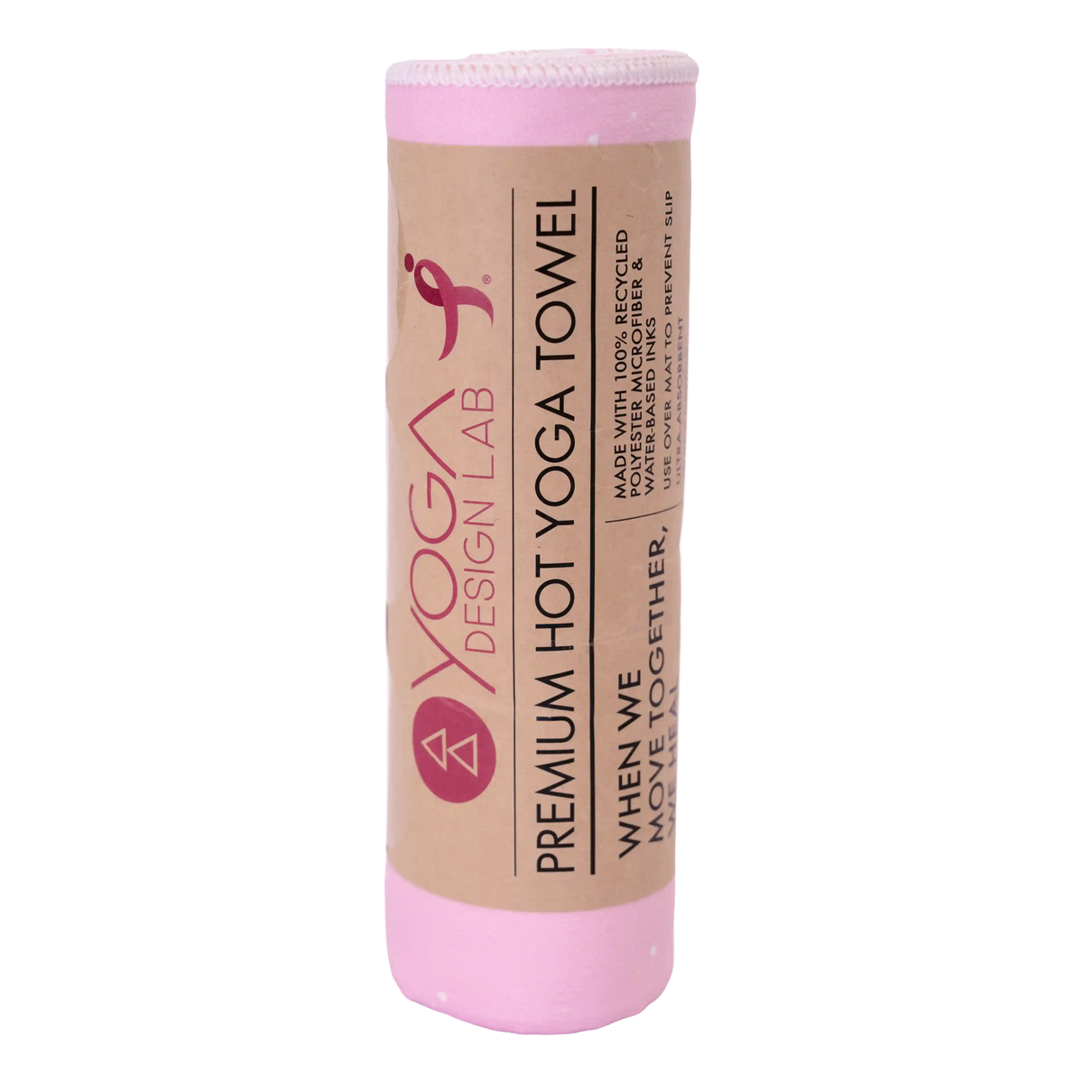 Yoga Mat Towel - Pink Ribbon