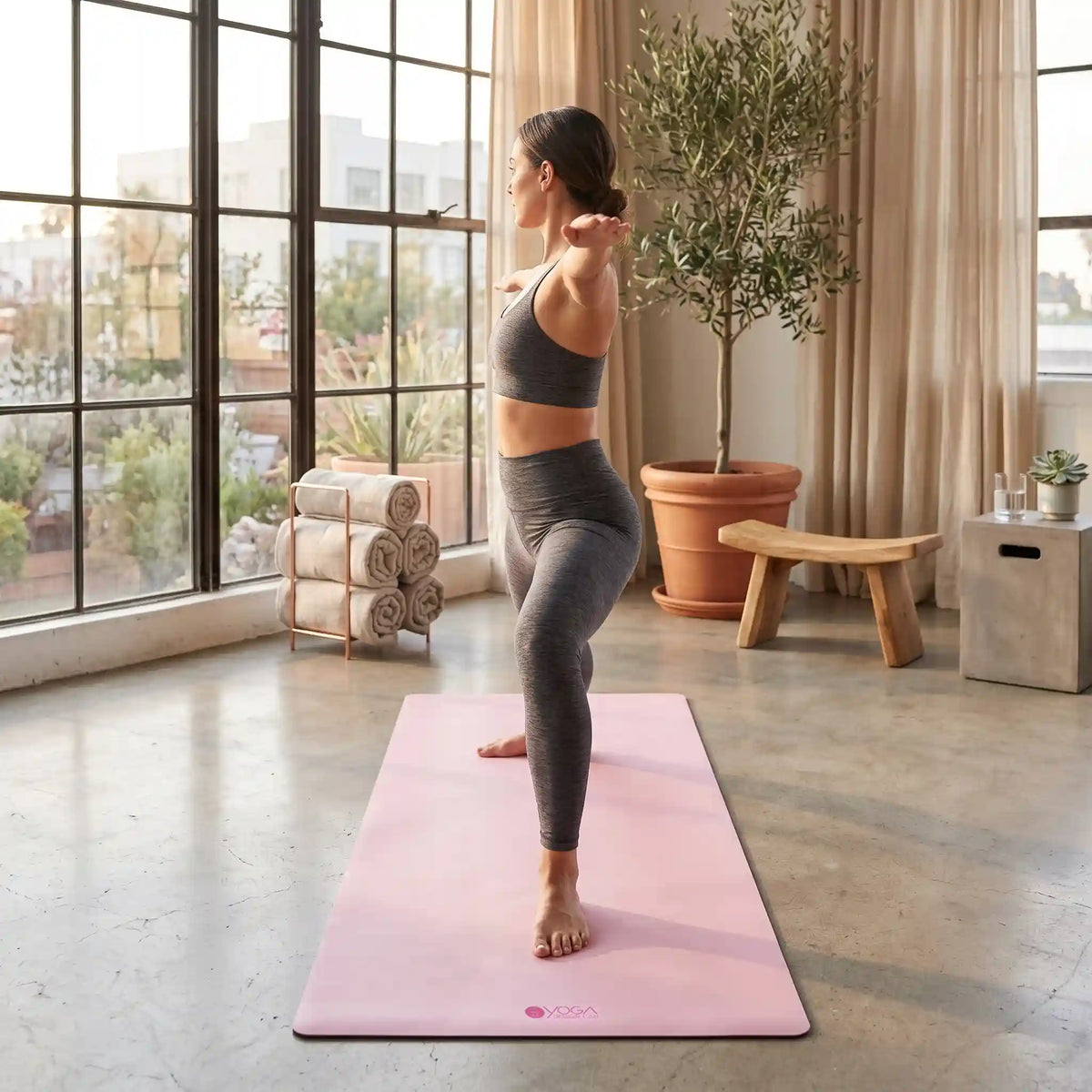 Infinity Yoga Mat – Pink Ribbon