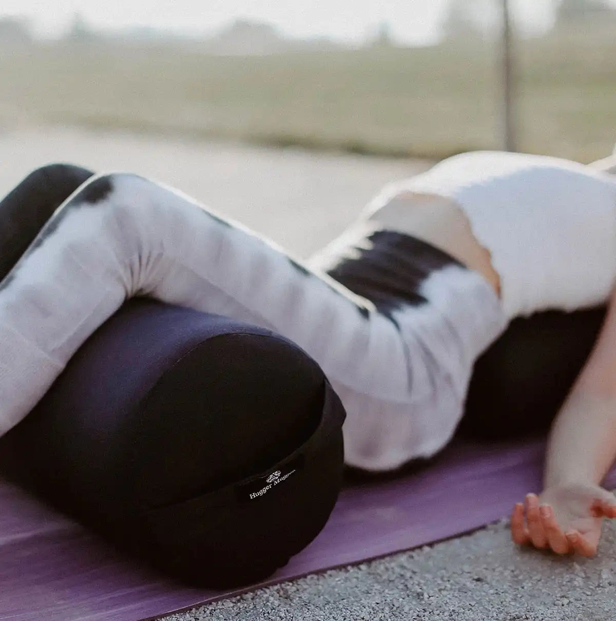 Round Yoga Bolster - Microfiber