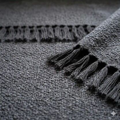 Solid Woven Yoga Blanket