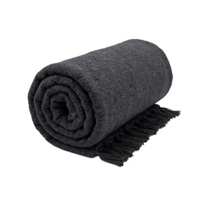 Solid Woven Yoga Blanket