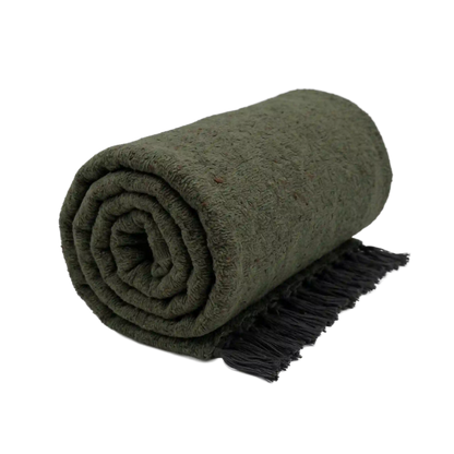 Solid Woven Yoga Blanket