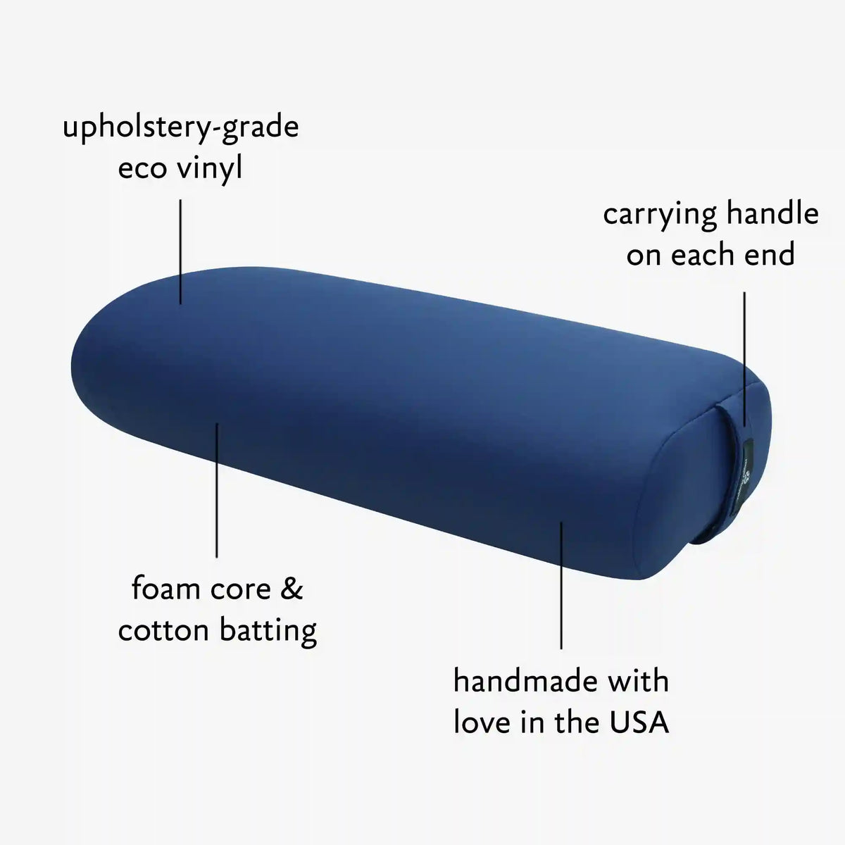Standard Yoga Bolster - EZ Clean