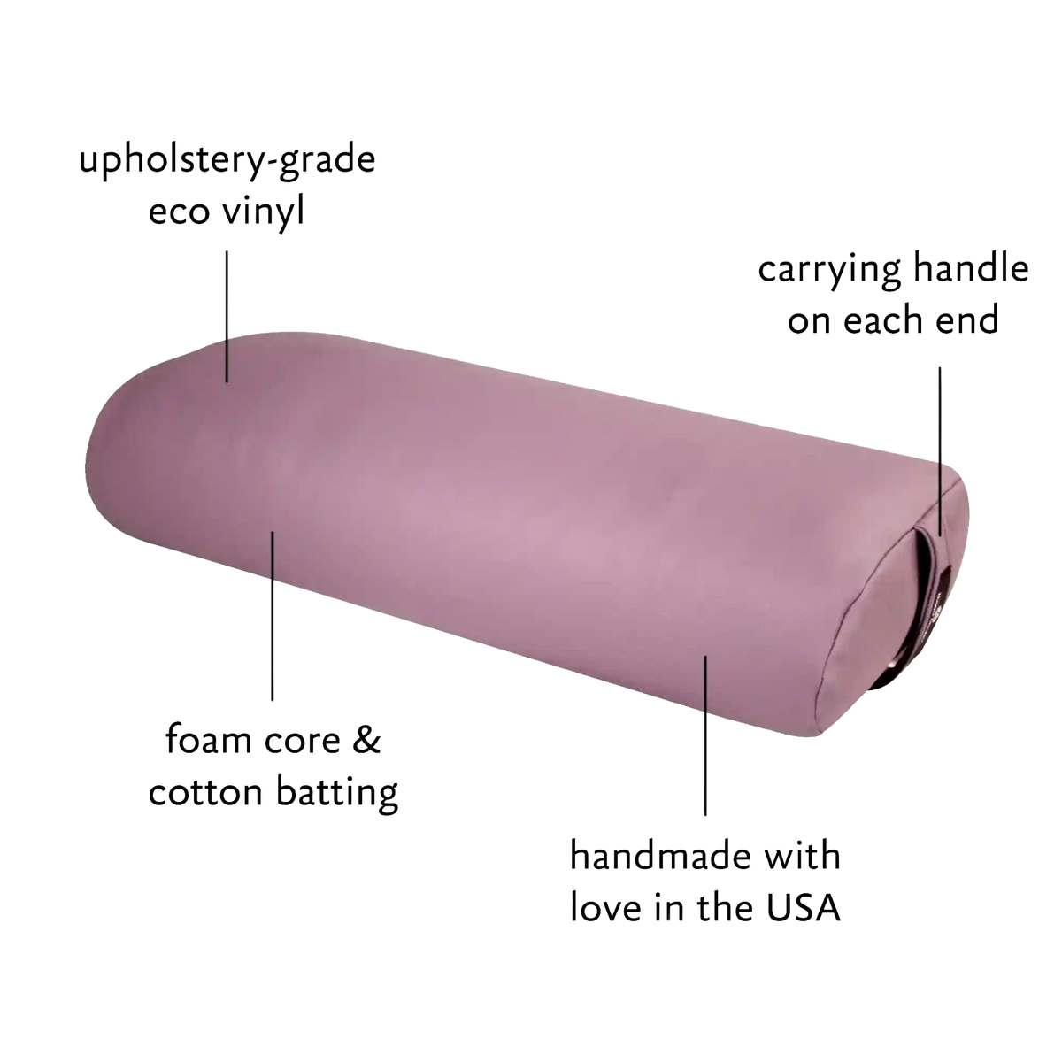 Standard Yoga Bolster - EZ Clean
