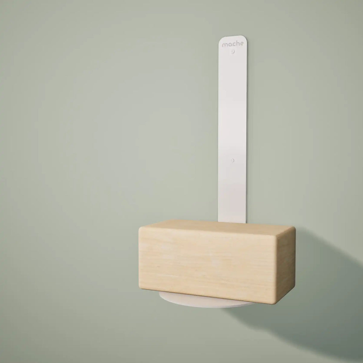 Yoga Block Wall Bracket | White