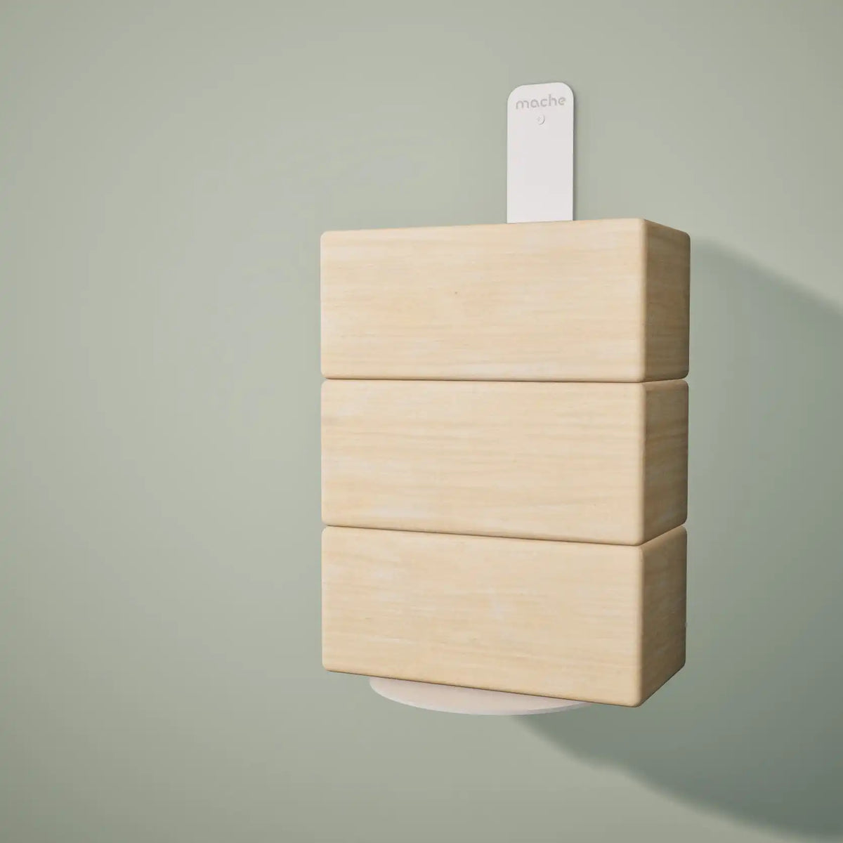 Yoga Block Wall Bracket | White