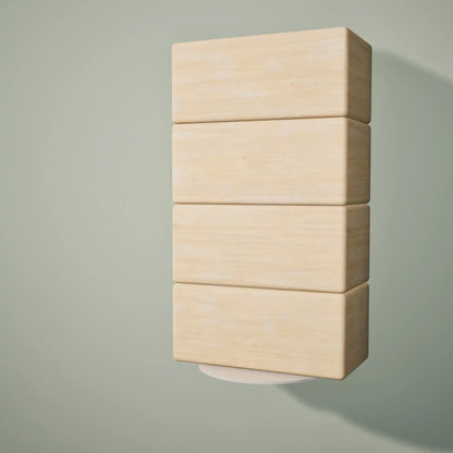 Yoga Block Wall Bracket | White