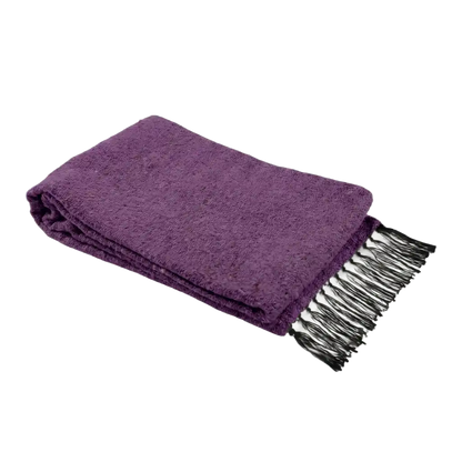 Solid Woven Yoga Blanket