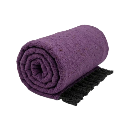 Solid Woven Yoga Blanket
