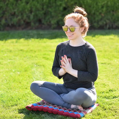 Zafuko Large Rollable Yoga & Meditation Cushion